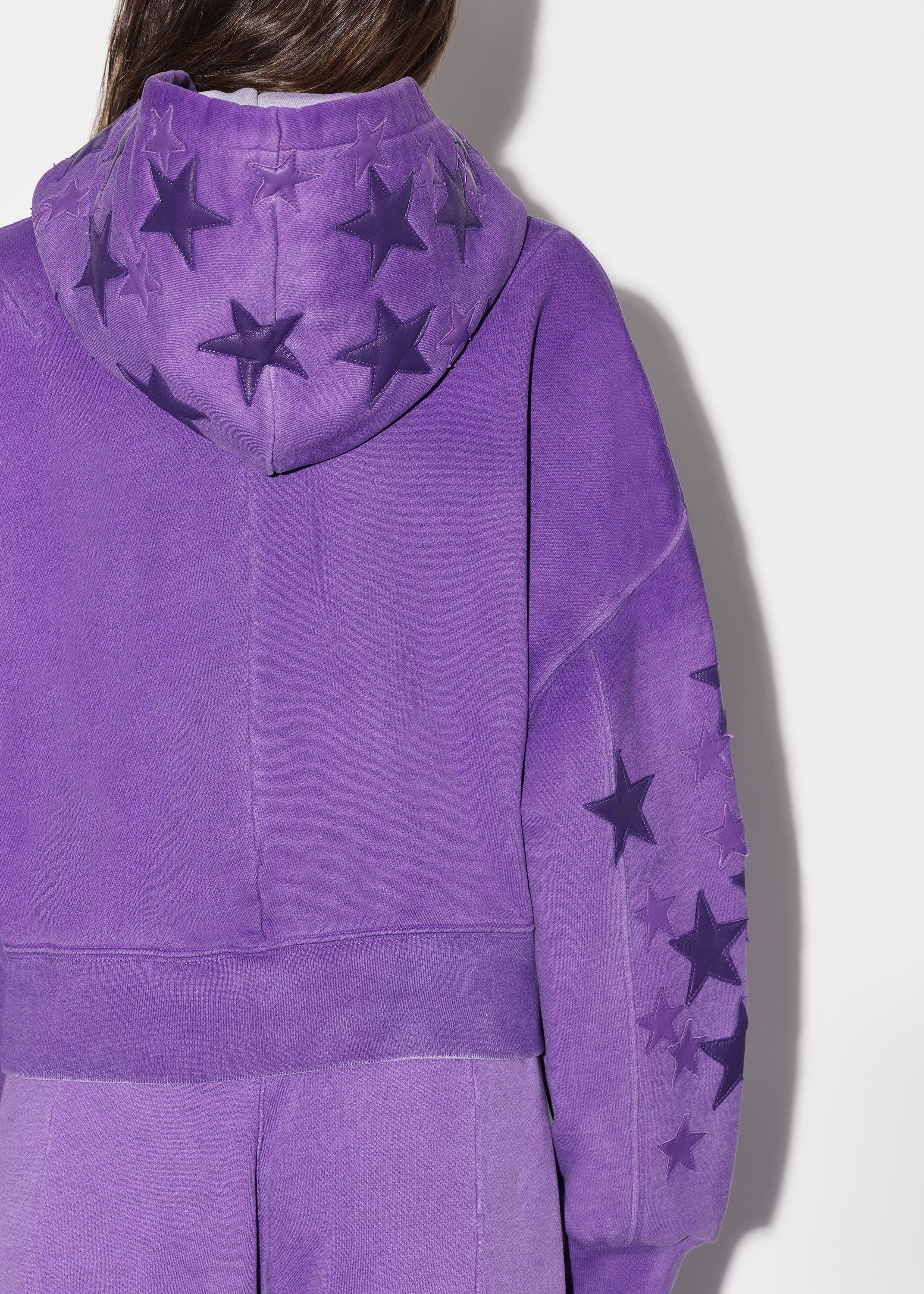 STARS CROPPED HOODIE - 7