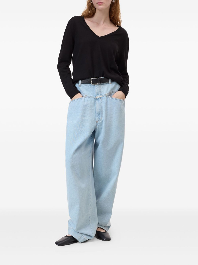 CLOSED V-neck long-sleeve sweater outlook