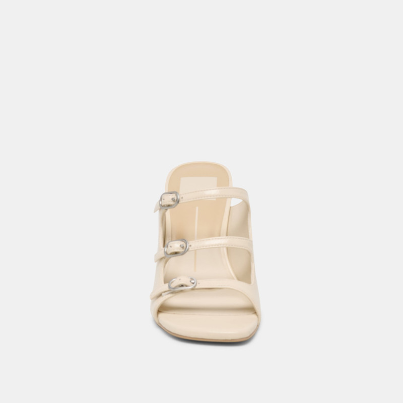 NEKO HEELS BONE LEATHER 8