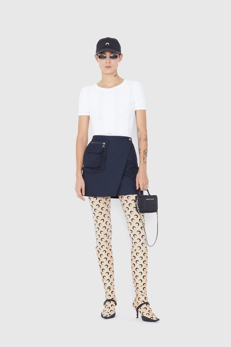 Marine Serre Recycled Moon Jersey Stirrup Leggings outlook