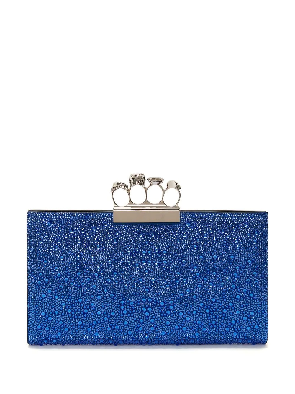 Skull ring glitter clutch bag - 2