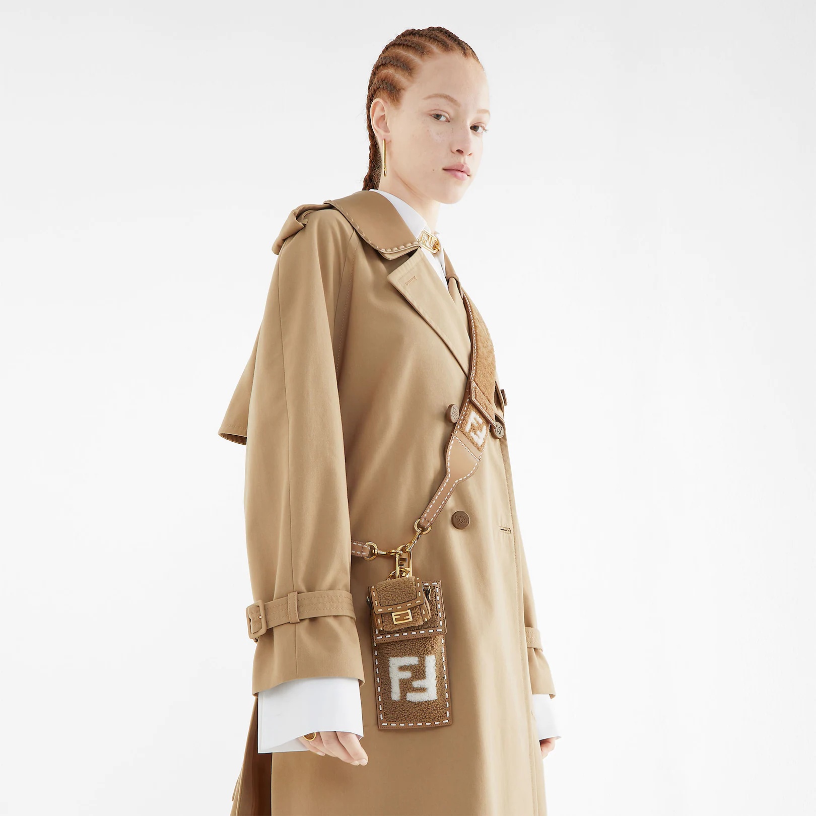 Beige sheepskin charm - 3