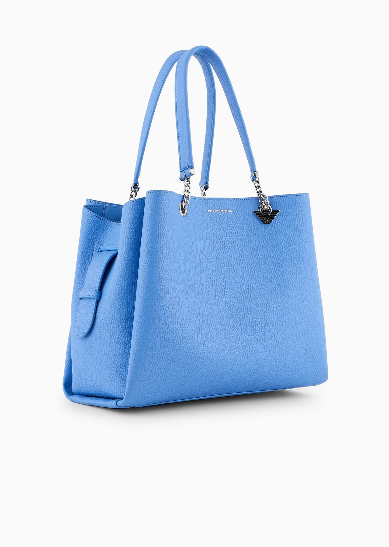 Palmellato leather-effect shopper bag with eagle charm - 2