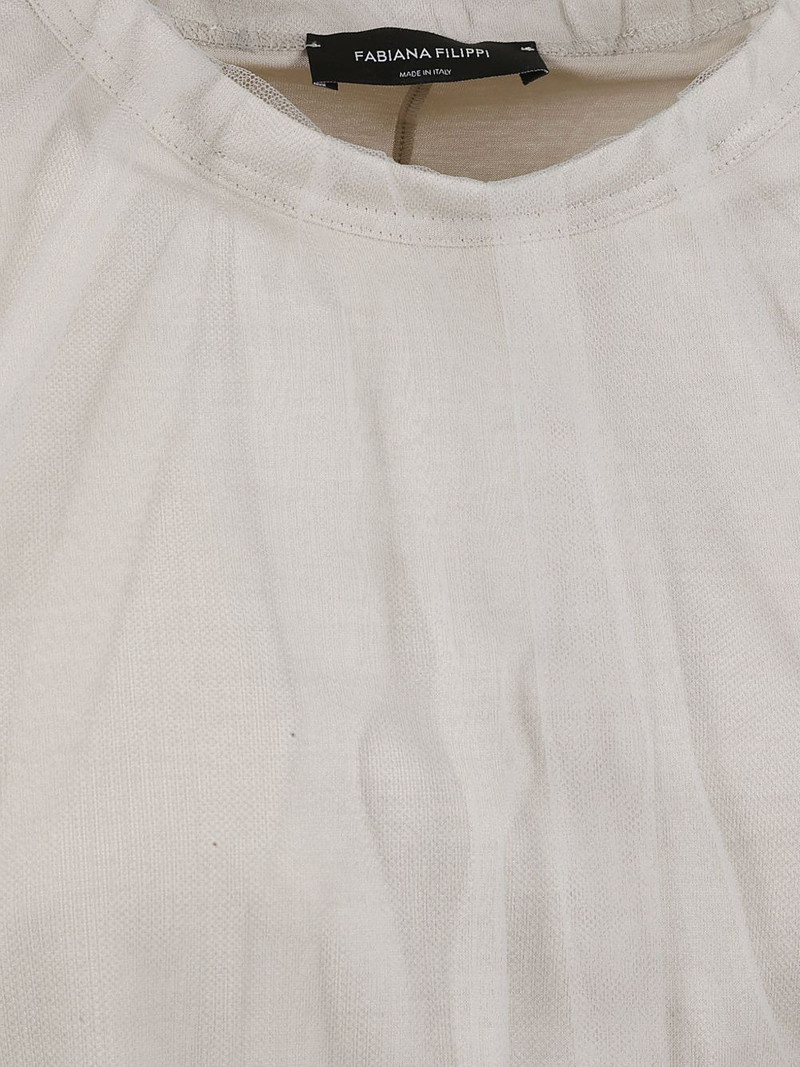 tulle overlay T-shirt 3
