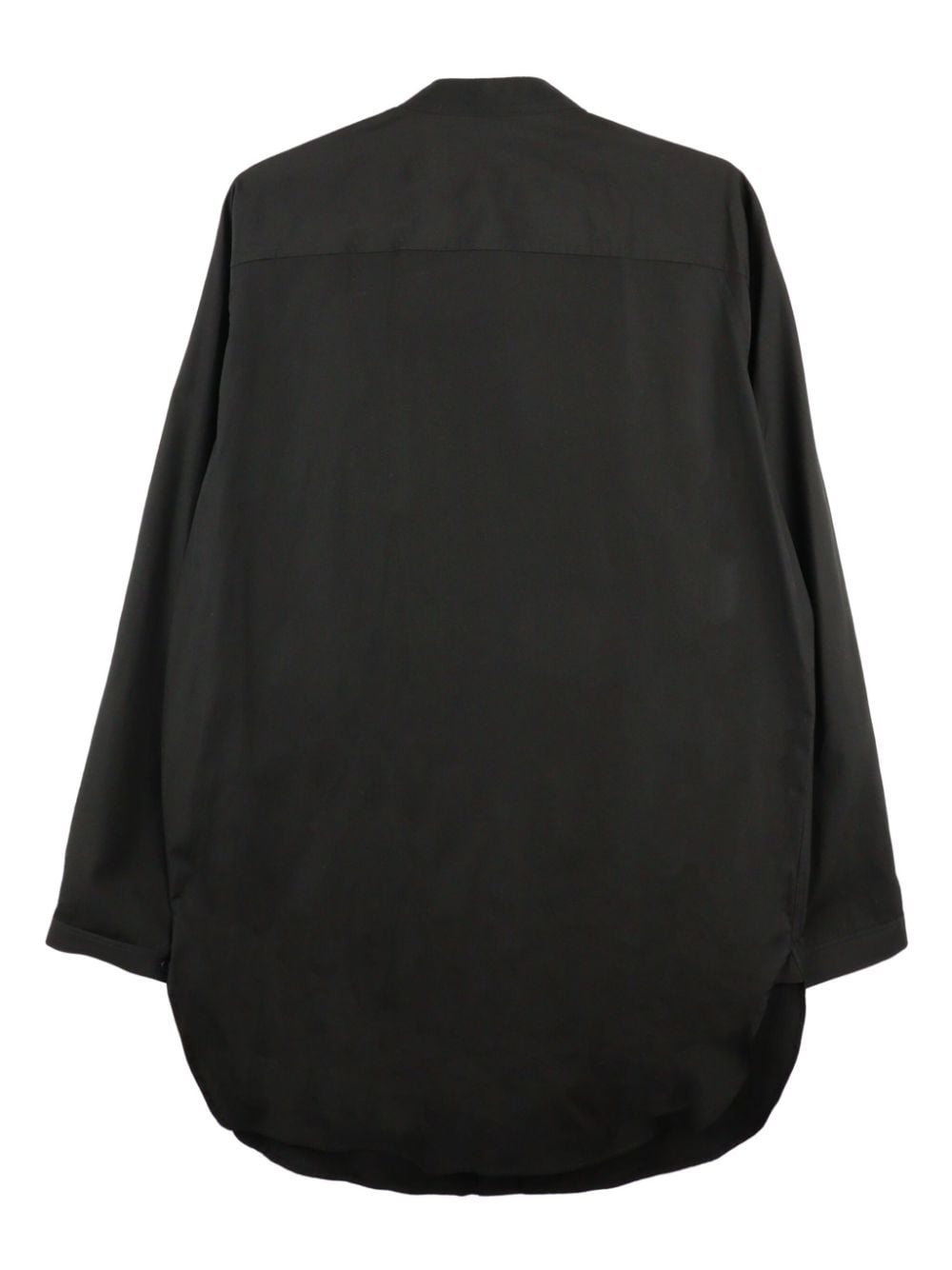 tie-neck cotton shirt - 2