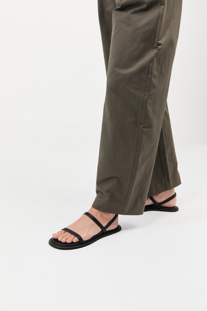 Fine Strap Sandal - Black - 2