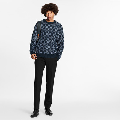 Louis Vuitton Monogram Flower Jacquard Crewneck outlook