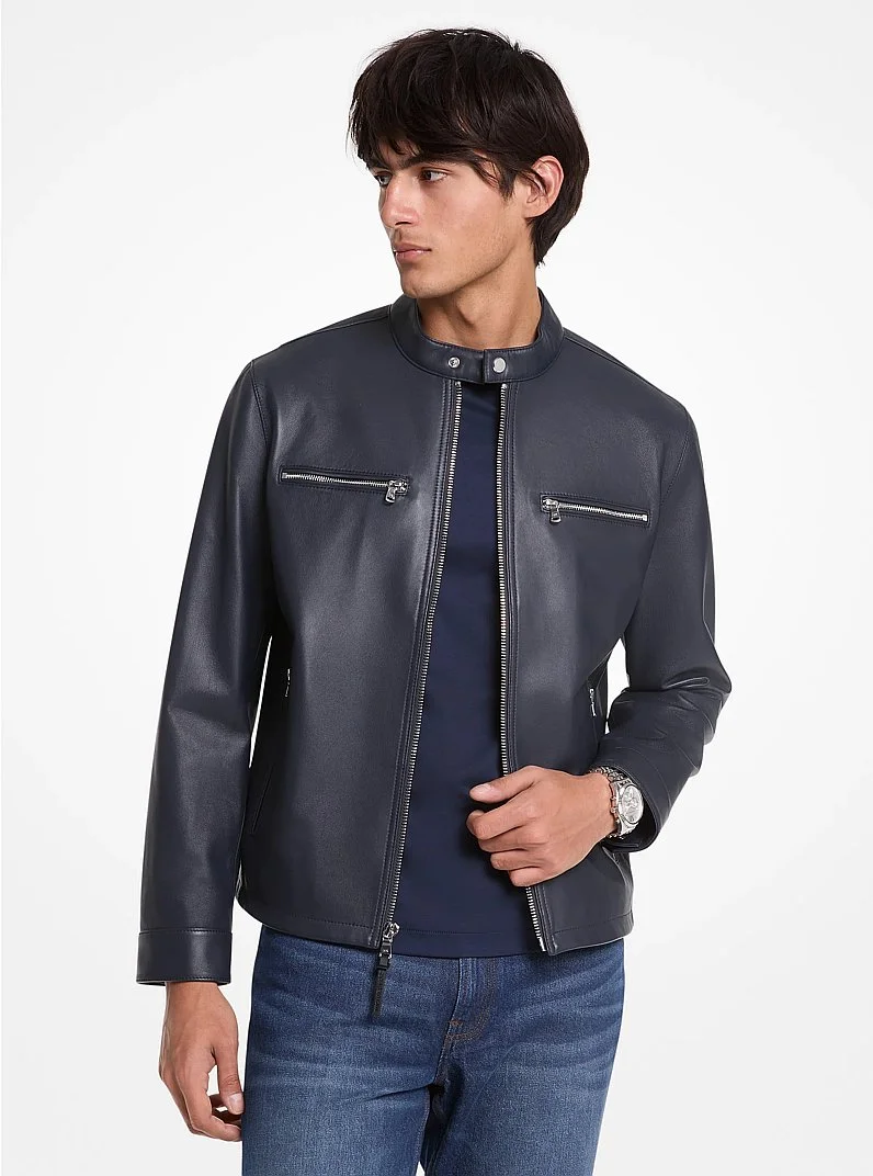 Leather Moto Jacket - 1