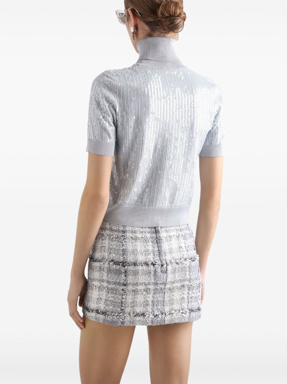 sequin-embellished top - 4