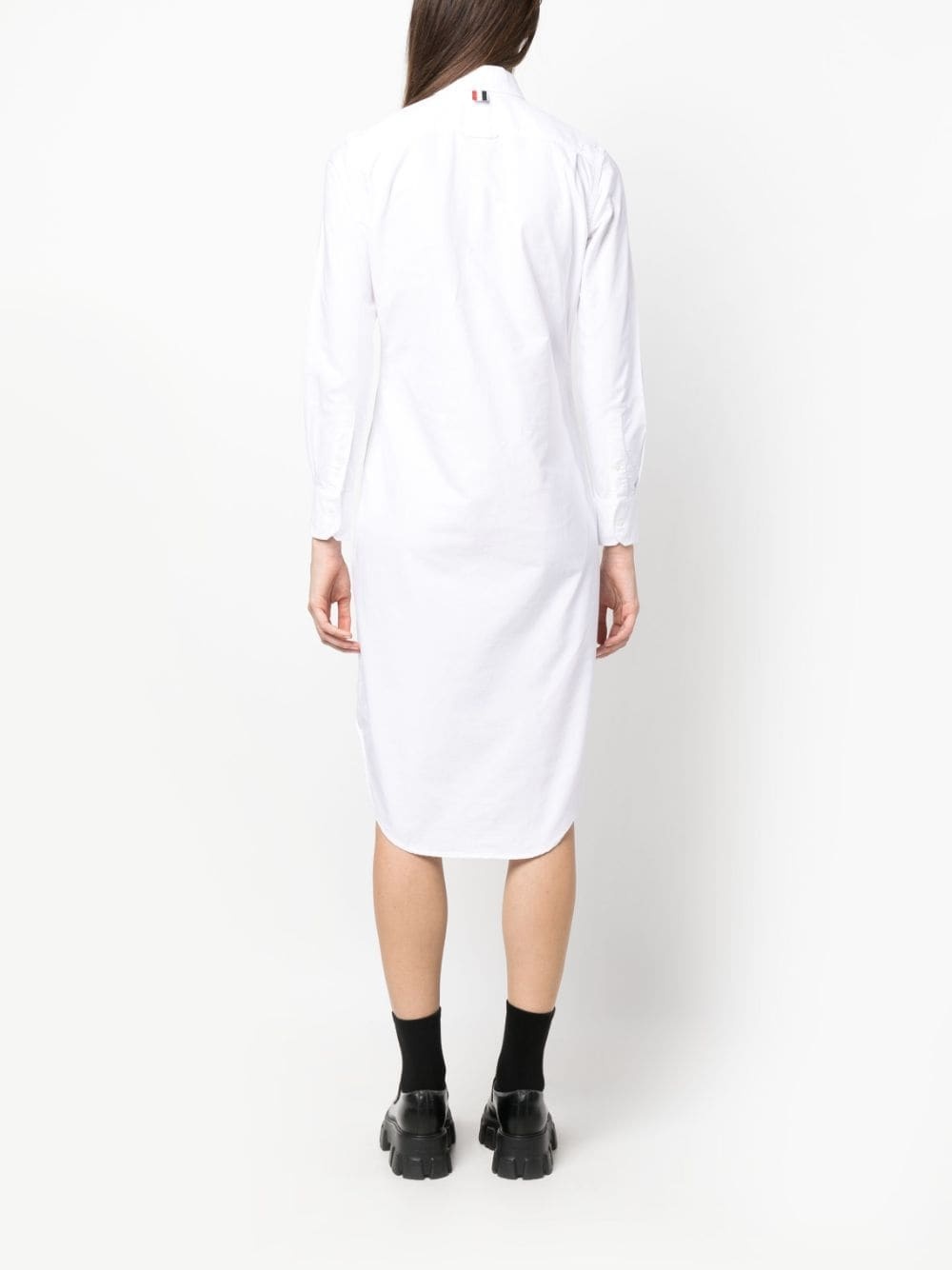 cotton shirt dress - 4