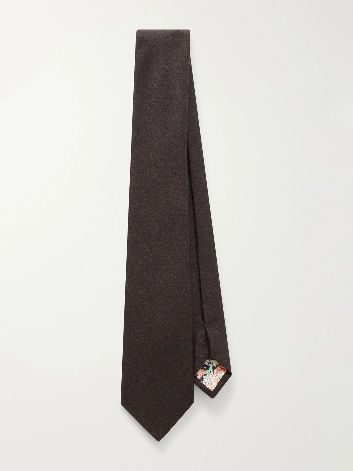 Wool and Cashmere-Blend 7cm Tie - 1