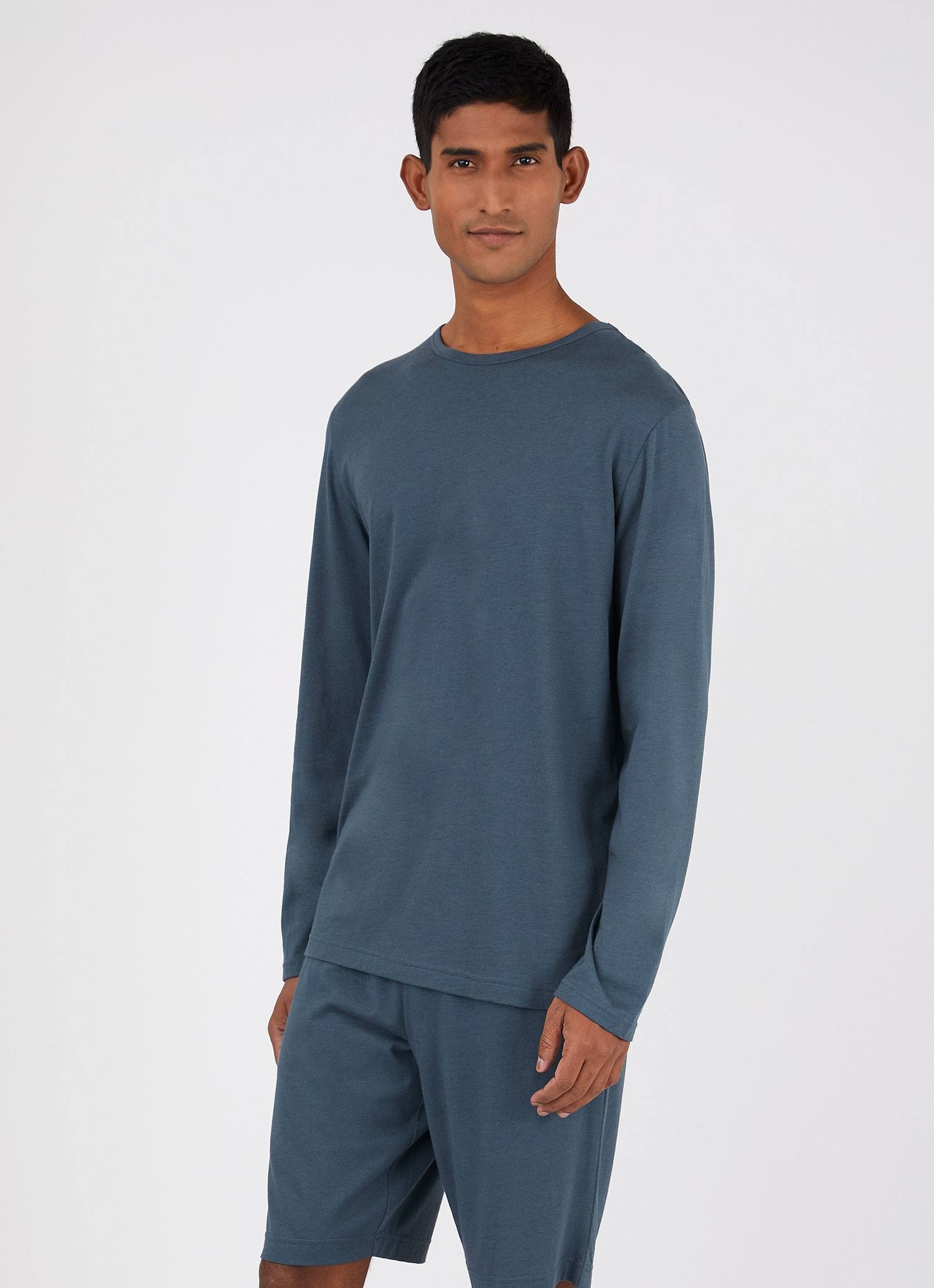 Cotton Modal Lounge Long Sleeve T‑shirt - 2