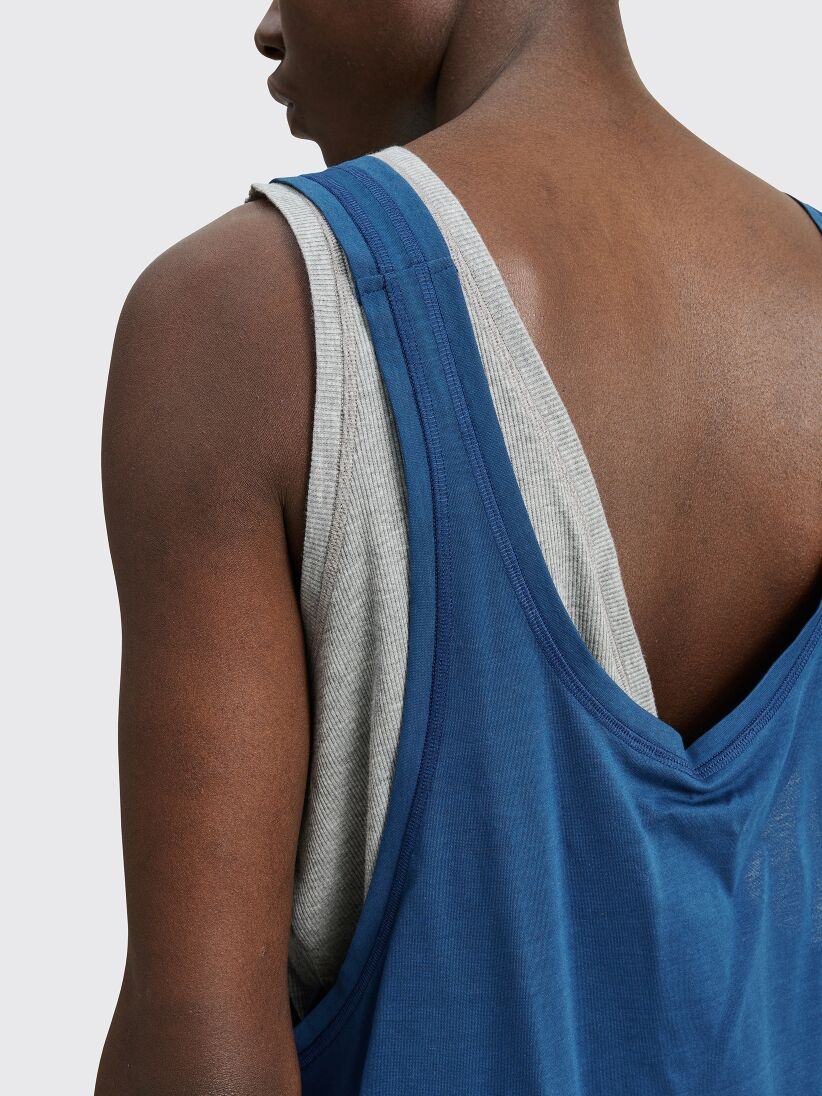 Kiko Kostadinov KIKO KOSTADINOV DEPERO VEST IRIS BLUE / GREY