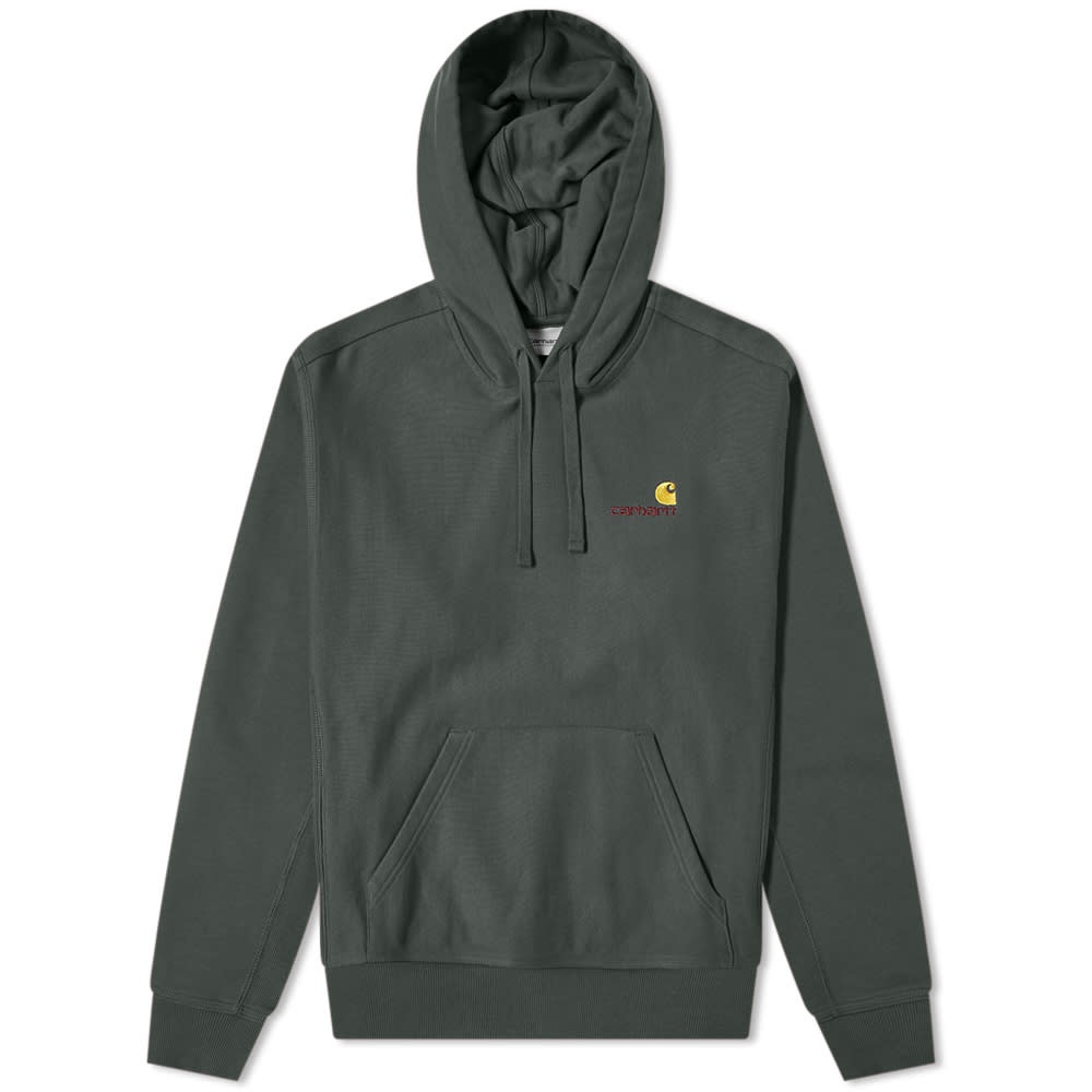 Carhartt WIP Hooded American Script Sweat - 1