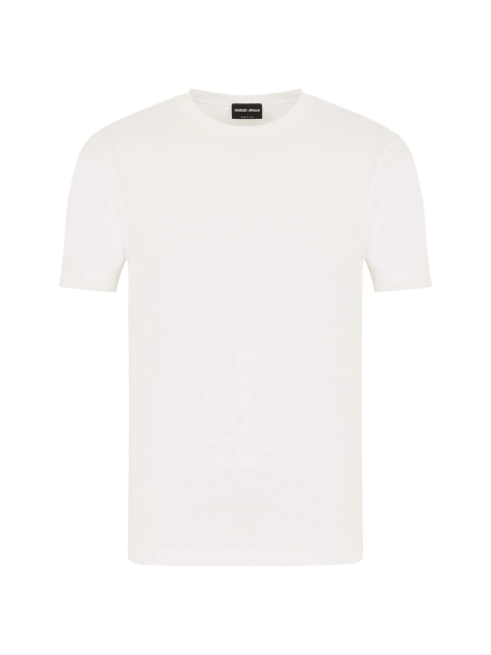 Men's Crewneck Stretch T-Shirt - Bianco - 1