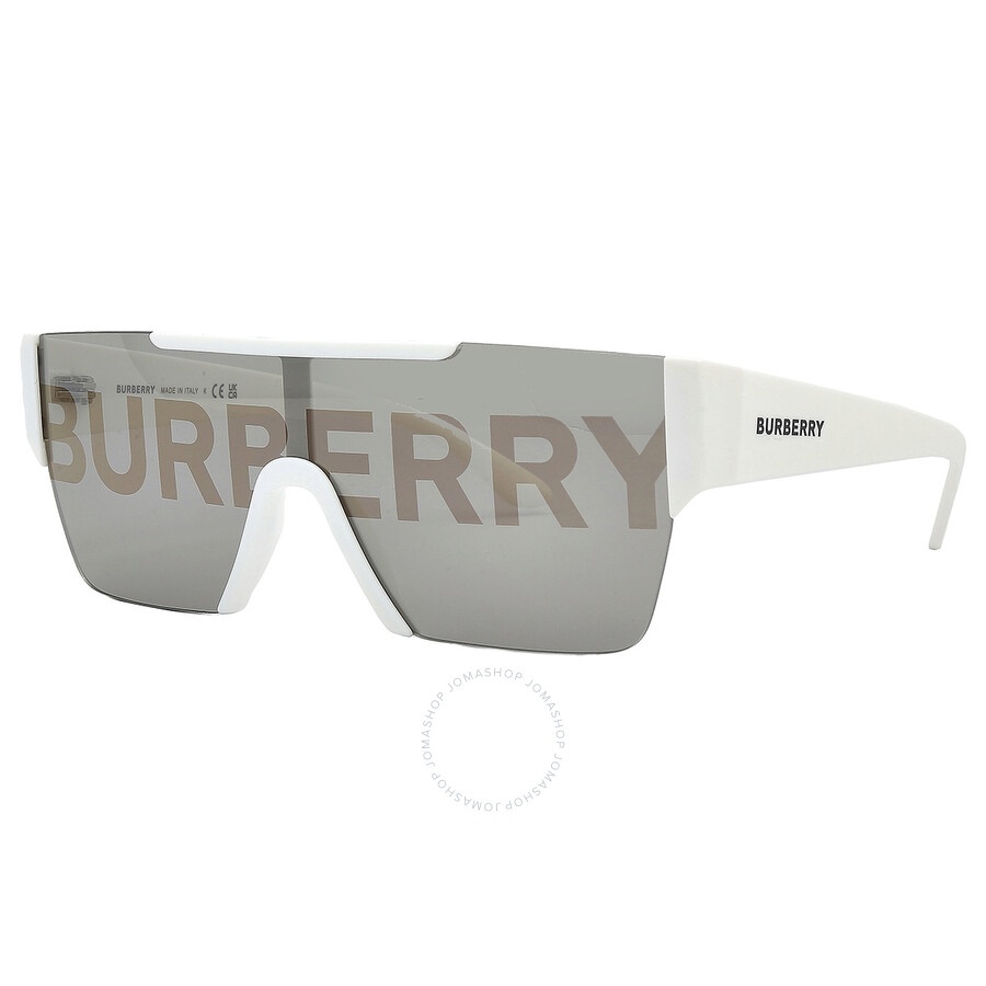 Burberry Grey / Burberry Silver / Gold Shield Men's Sunglasses BE4291 3007H 138 - 2