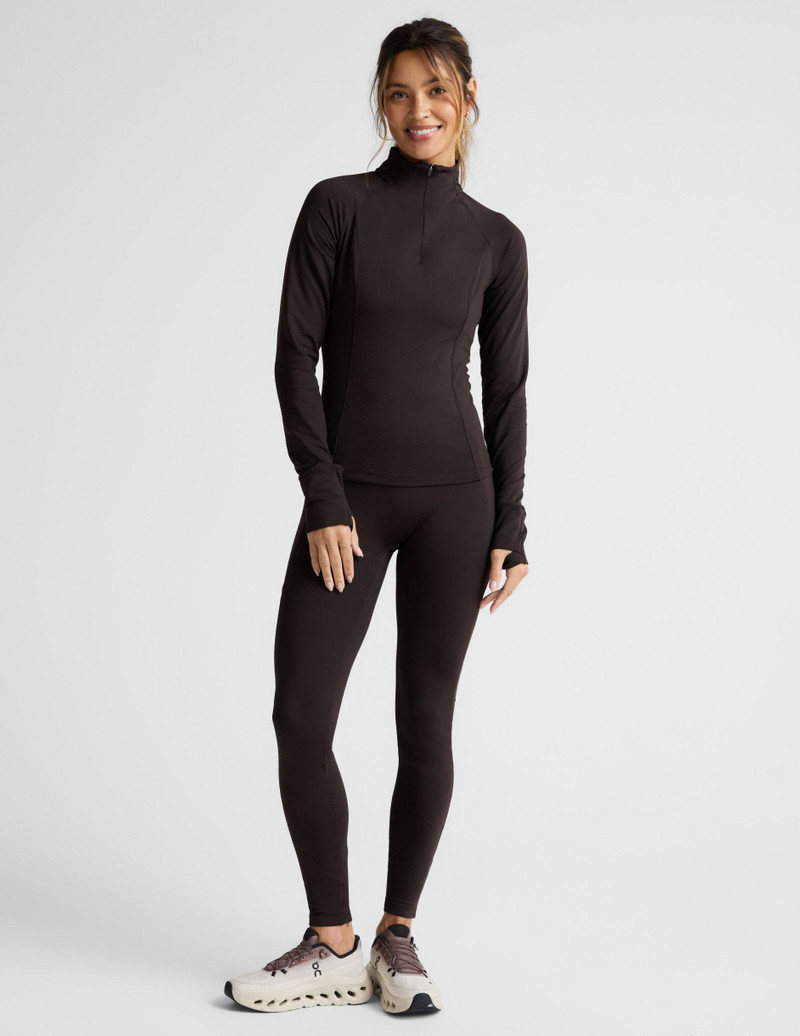 BEYOND YOGA Pacer Fleece-Backed Zip Pocket Full Length Legging outlook