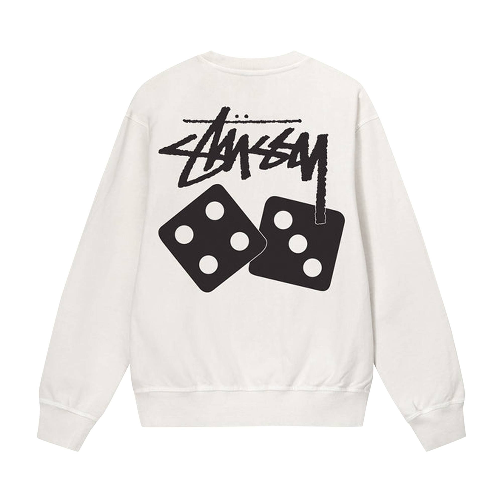 Stussy Dice Pigment Dyed Crew 'Natural' - 2