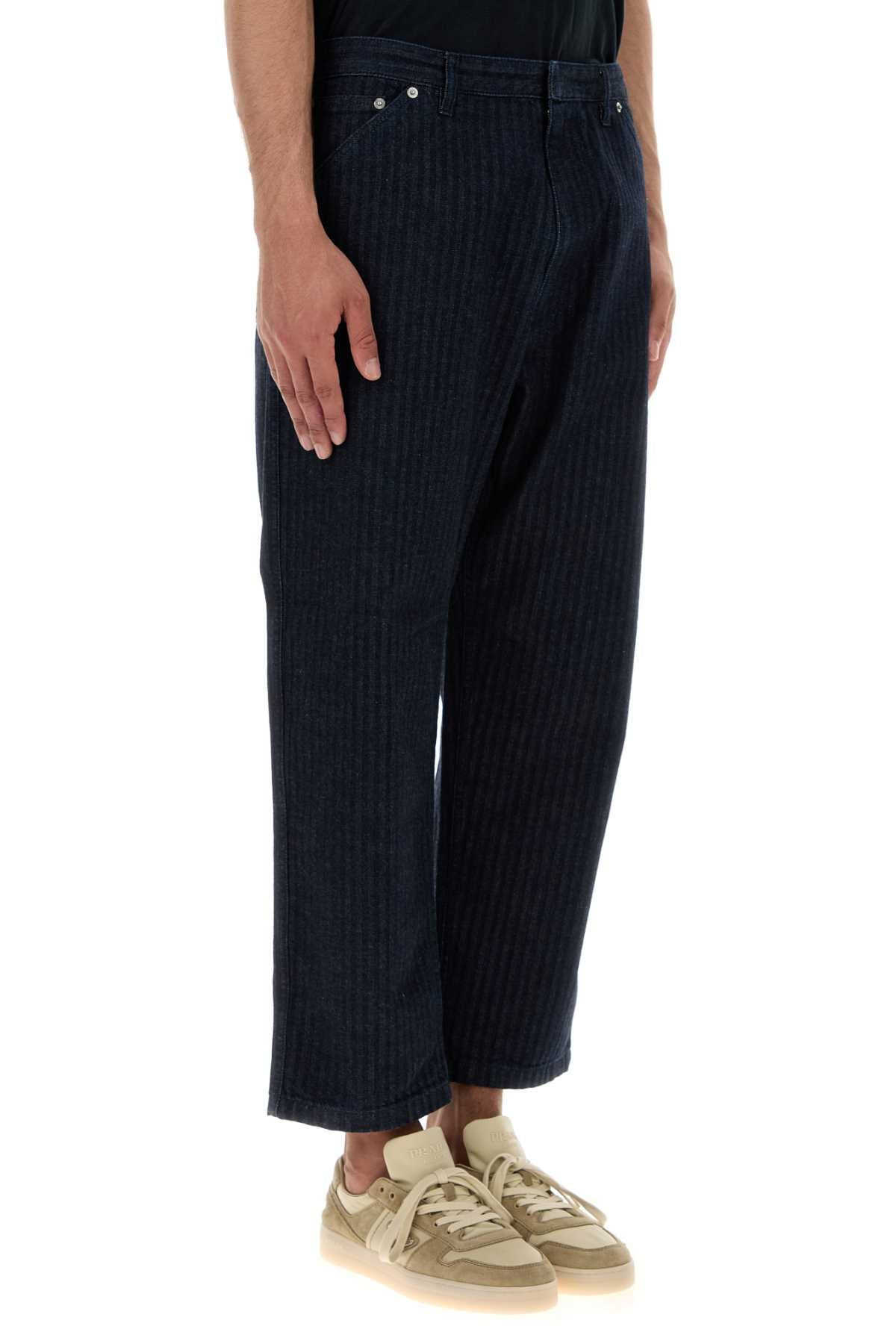 Prada Men Embroidered Denim Jeans - 3