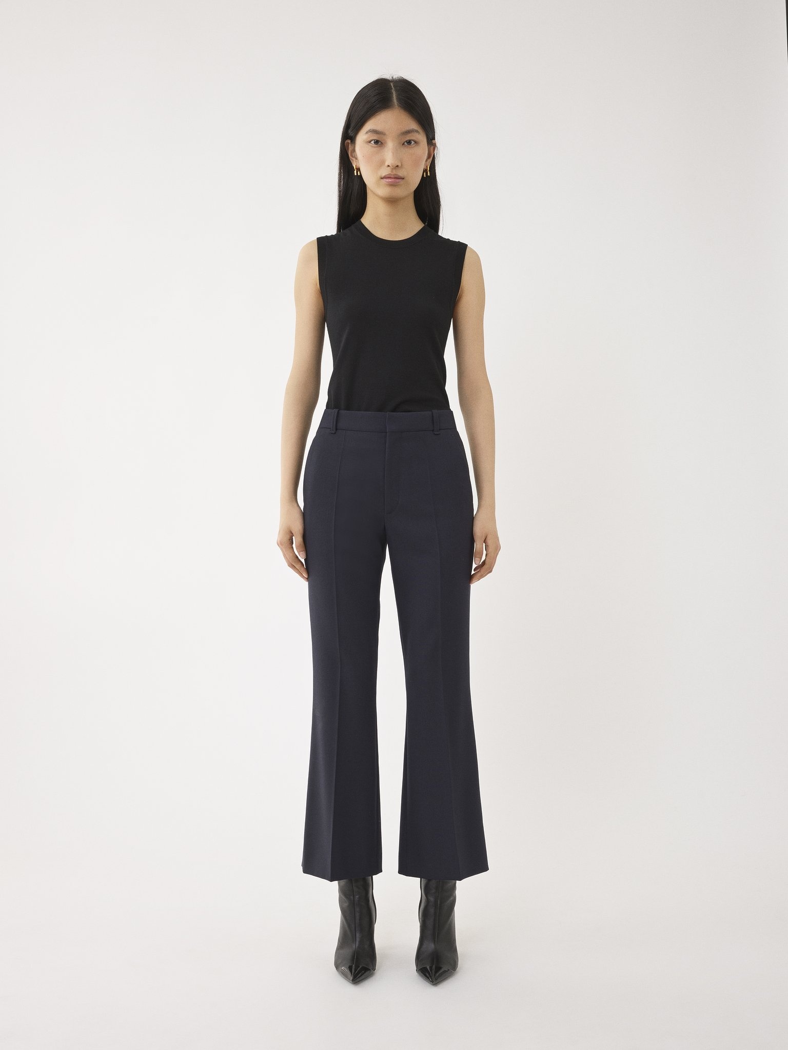 CROPPED BOOTCUT PANTS - 3