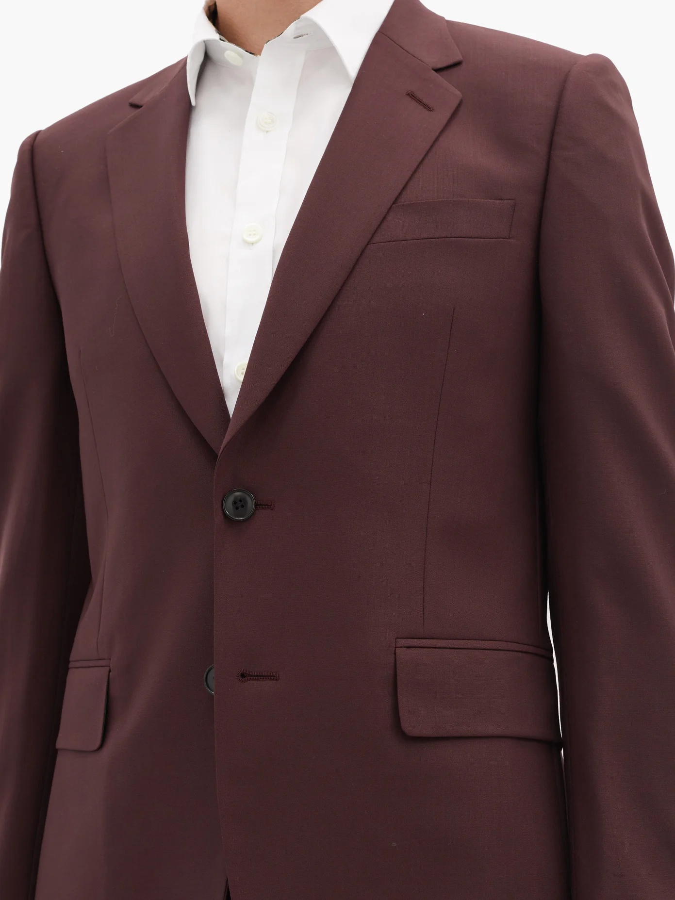 Single-breasted wool Soho-fit suit - 3