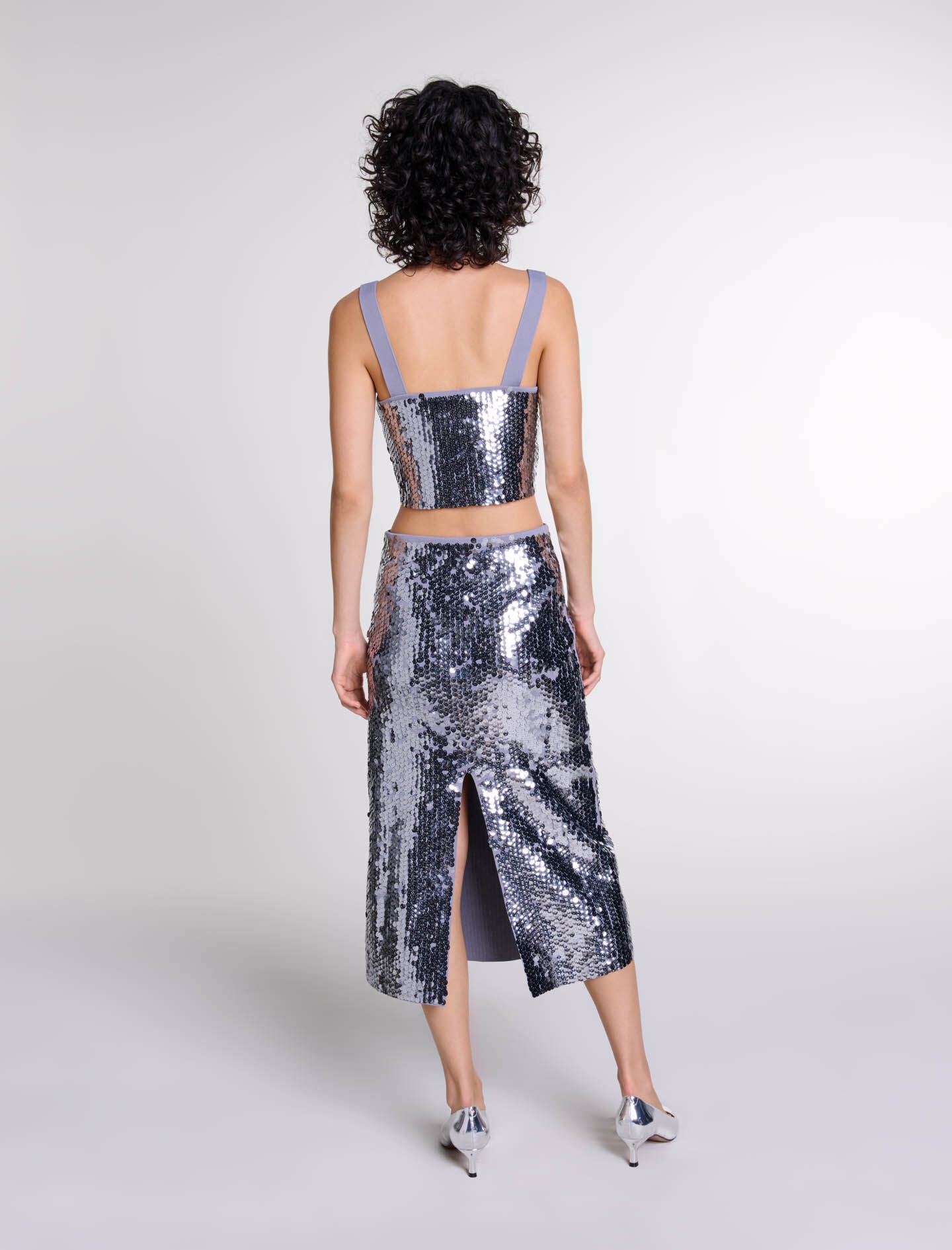 Sequinned knit top - 4