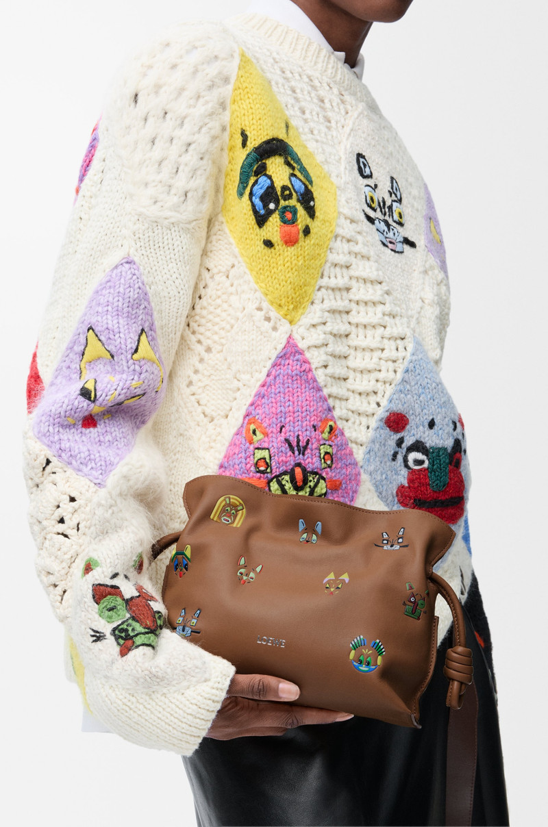 Loewe Cats mini Flamenco clutch in nappa calfskin outlook