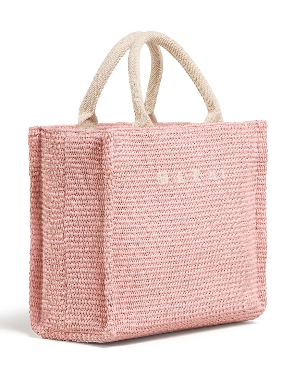 small raffia tote bag - 4