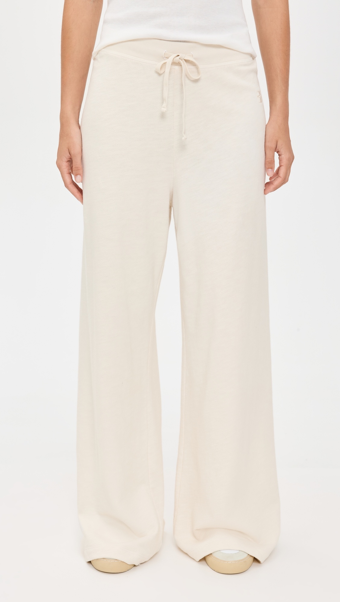 Drawstring Wide Leg Sweatpants - 6