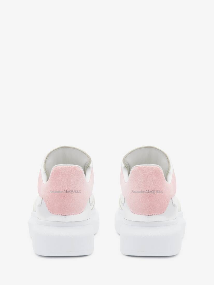 Women's Oversized Sneaker in White/cherry Blossom Pink - 3
