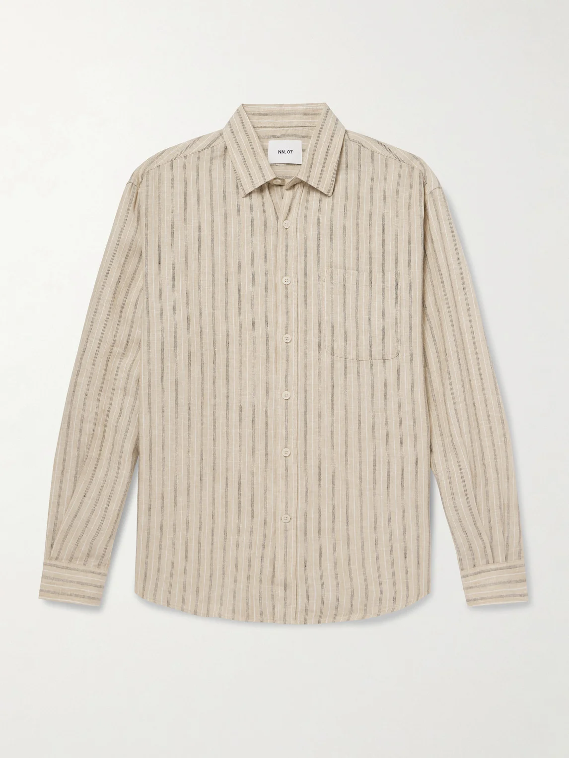 Deon 5728 Striped Linen Shirt - 1