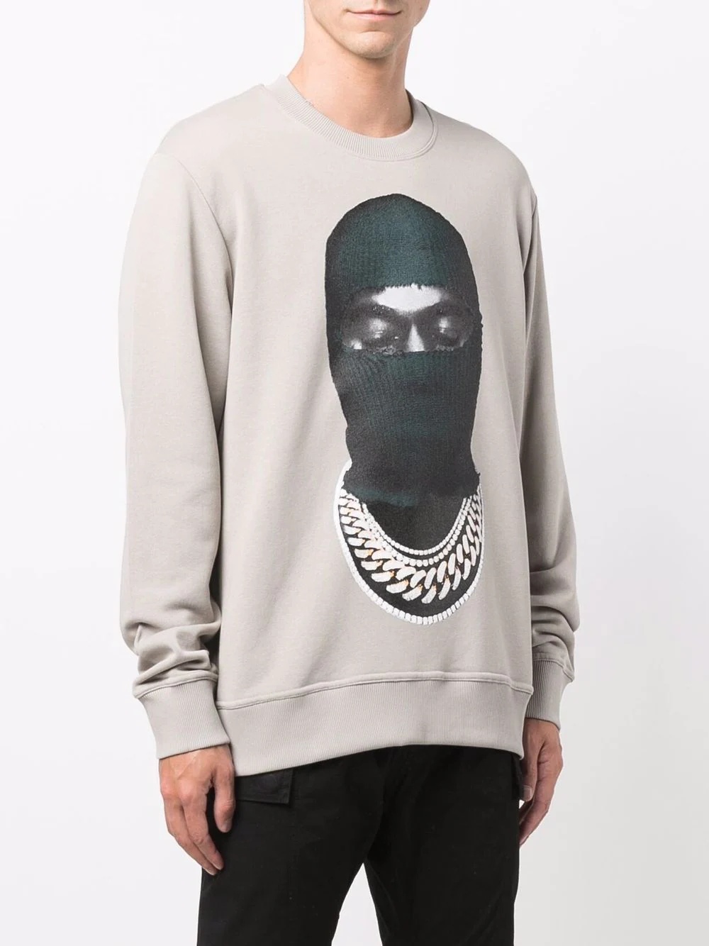 balaclava-print sweatshirt - 3