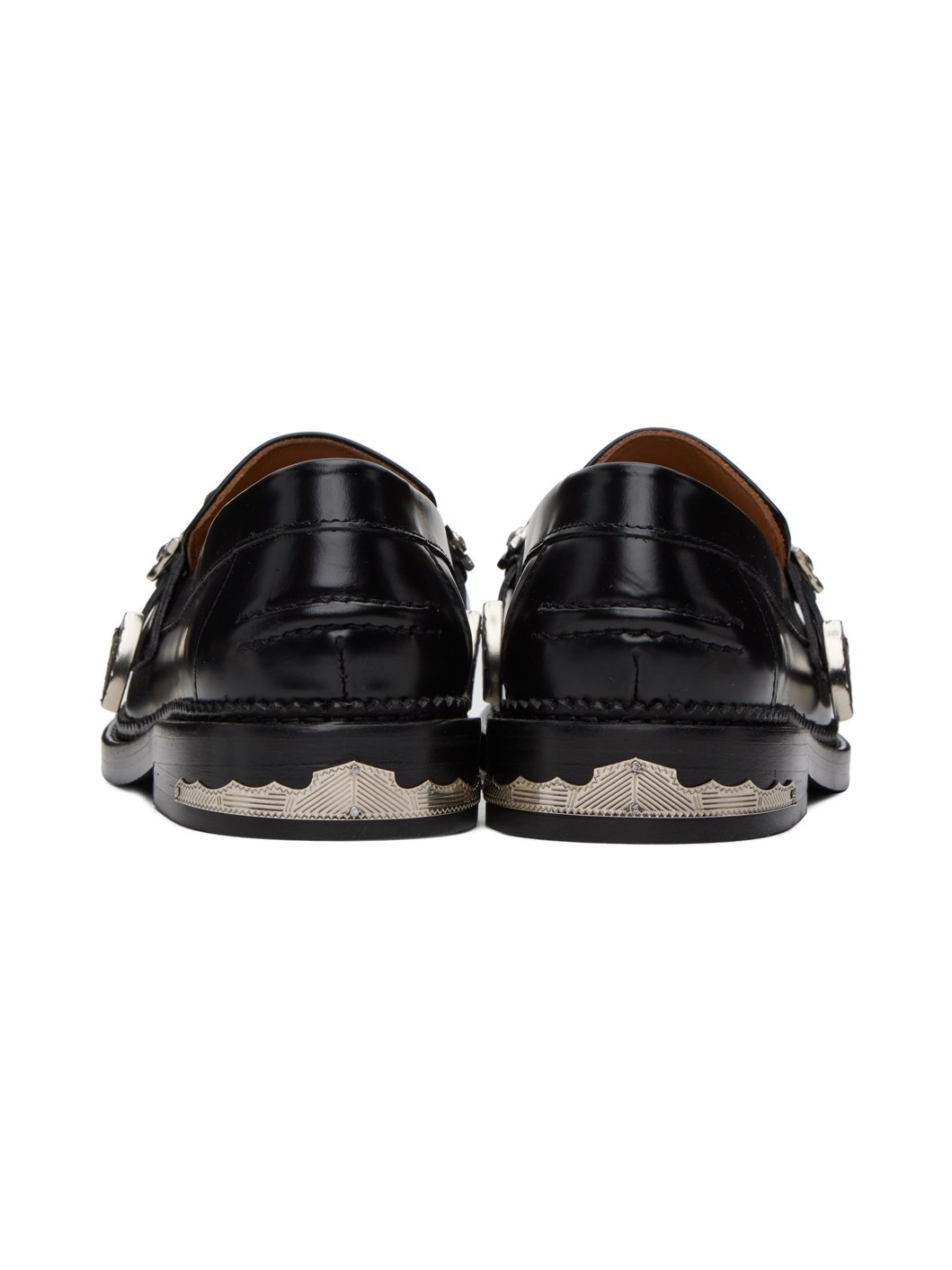 Black Hardware Loafers - 2