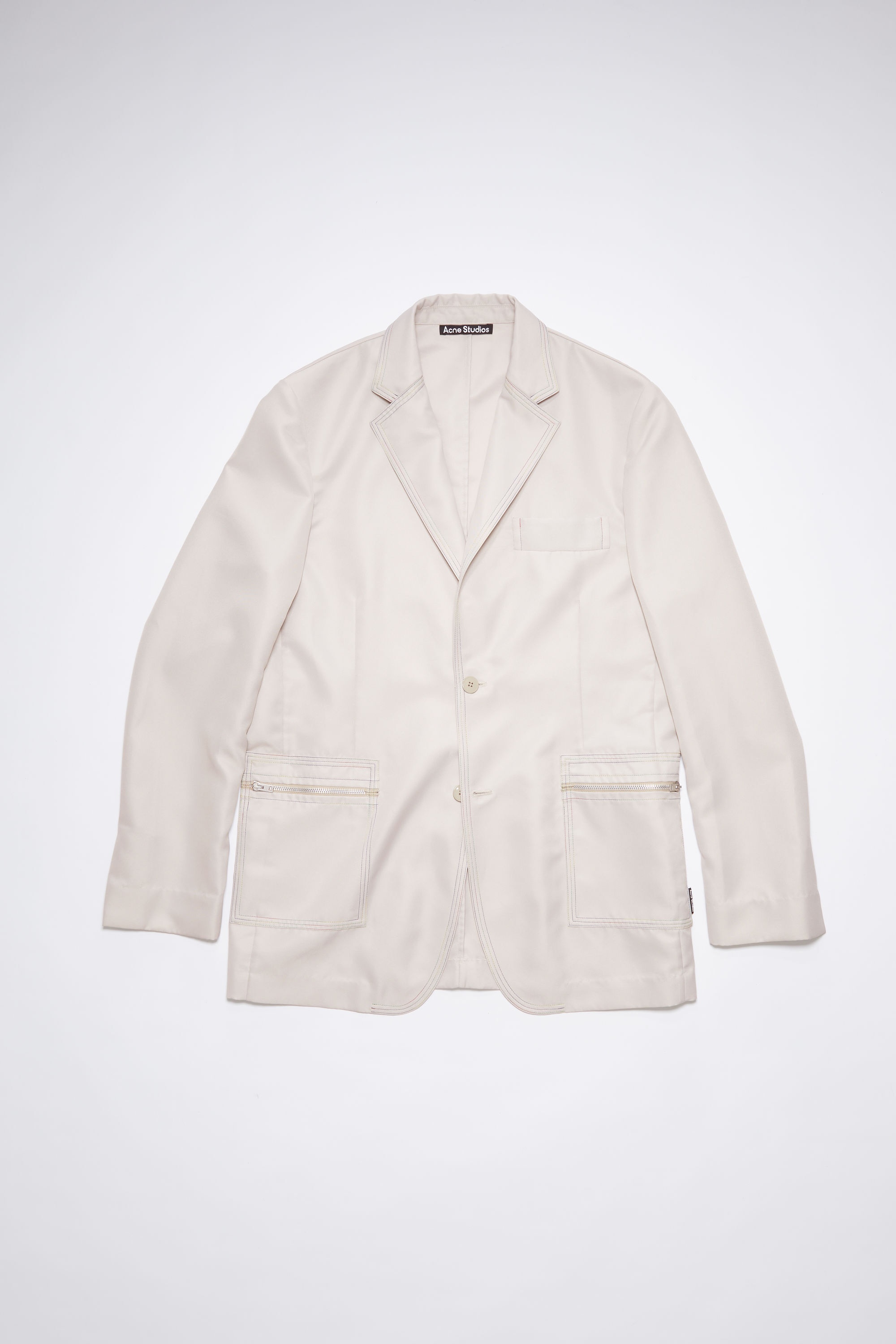 Unlined suit jacket - Sand beige - 1