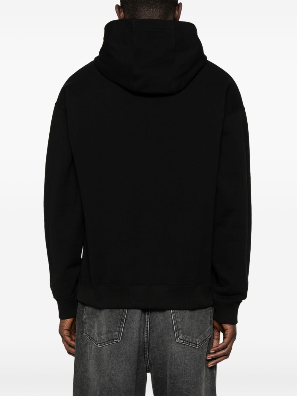 logo-embroidered hoodie - 4