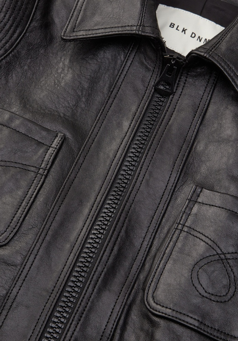 LEATHER JACKET 70 BLACK 4