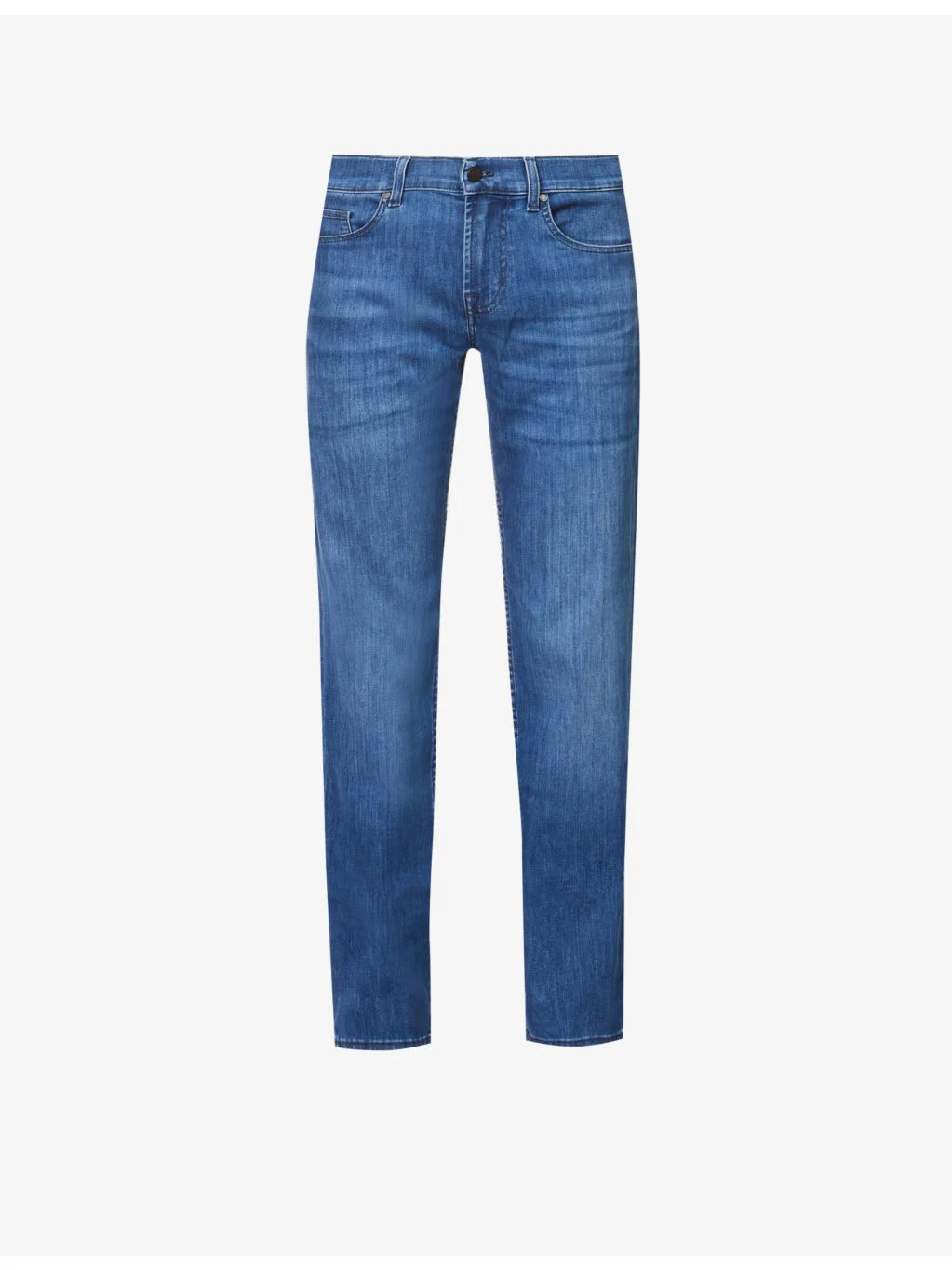 Standard Luxe Performance regular-fit straight-leg stretch-denim jeans - 1