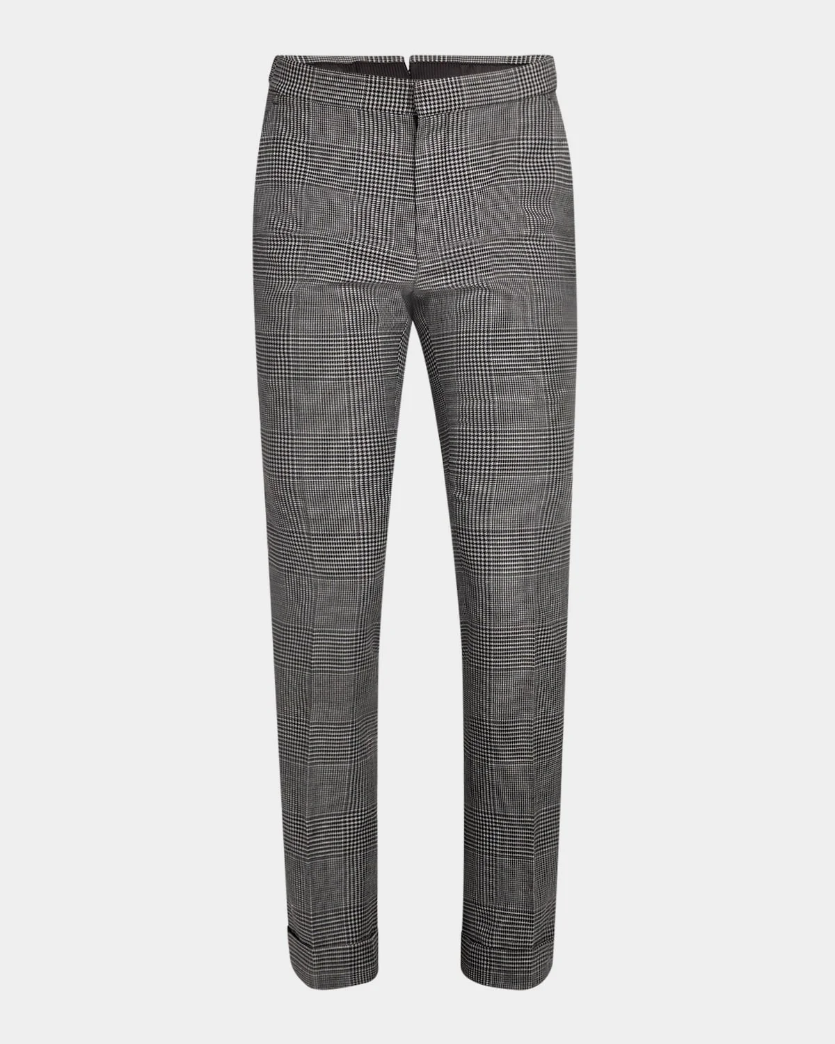 Men's Dyllan Wool Check Trousers - 1