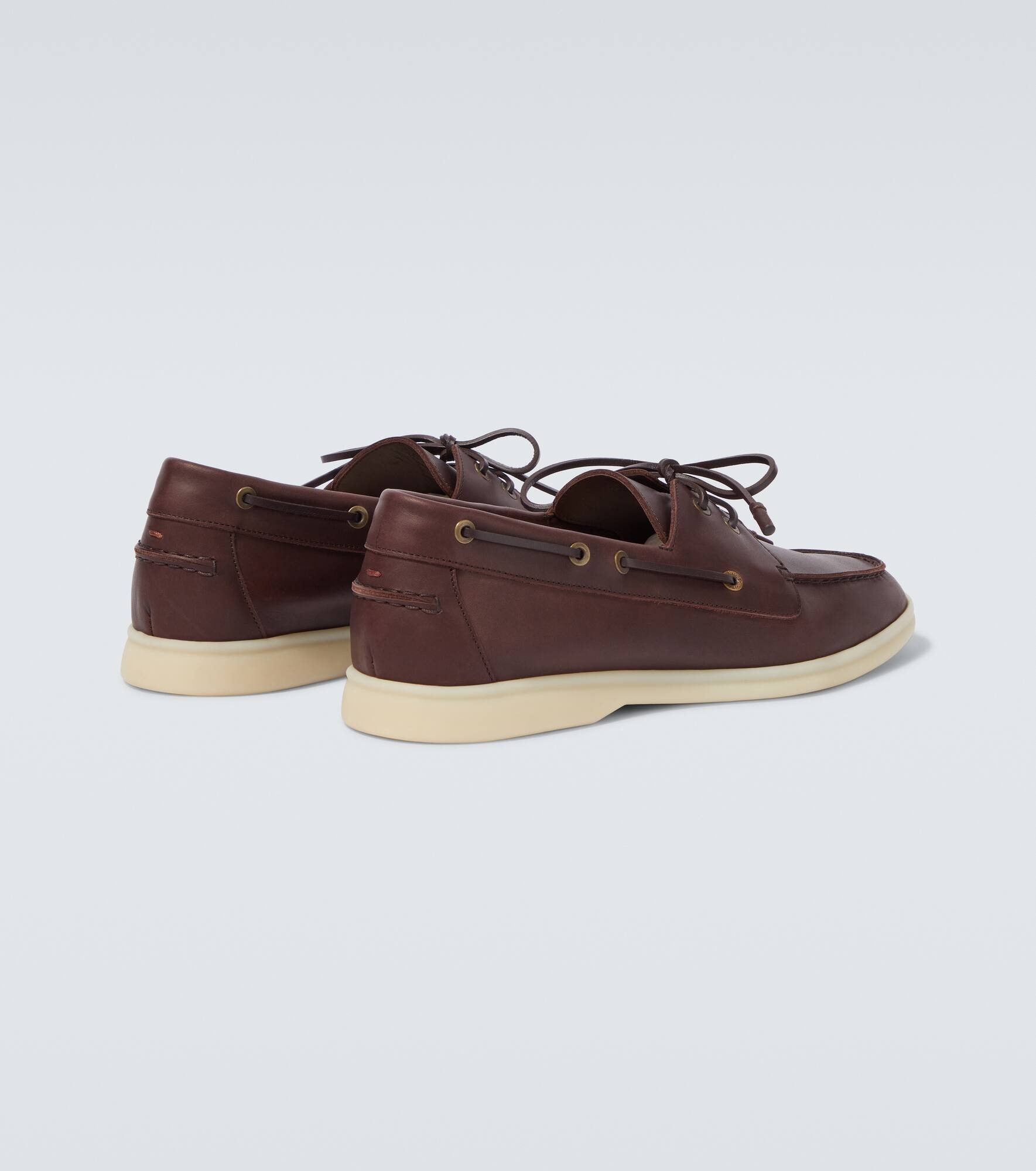 Sea-Sail Walk leather boat shoes - 6