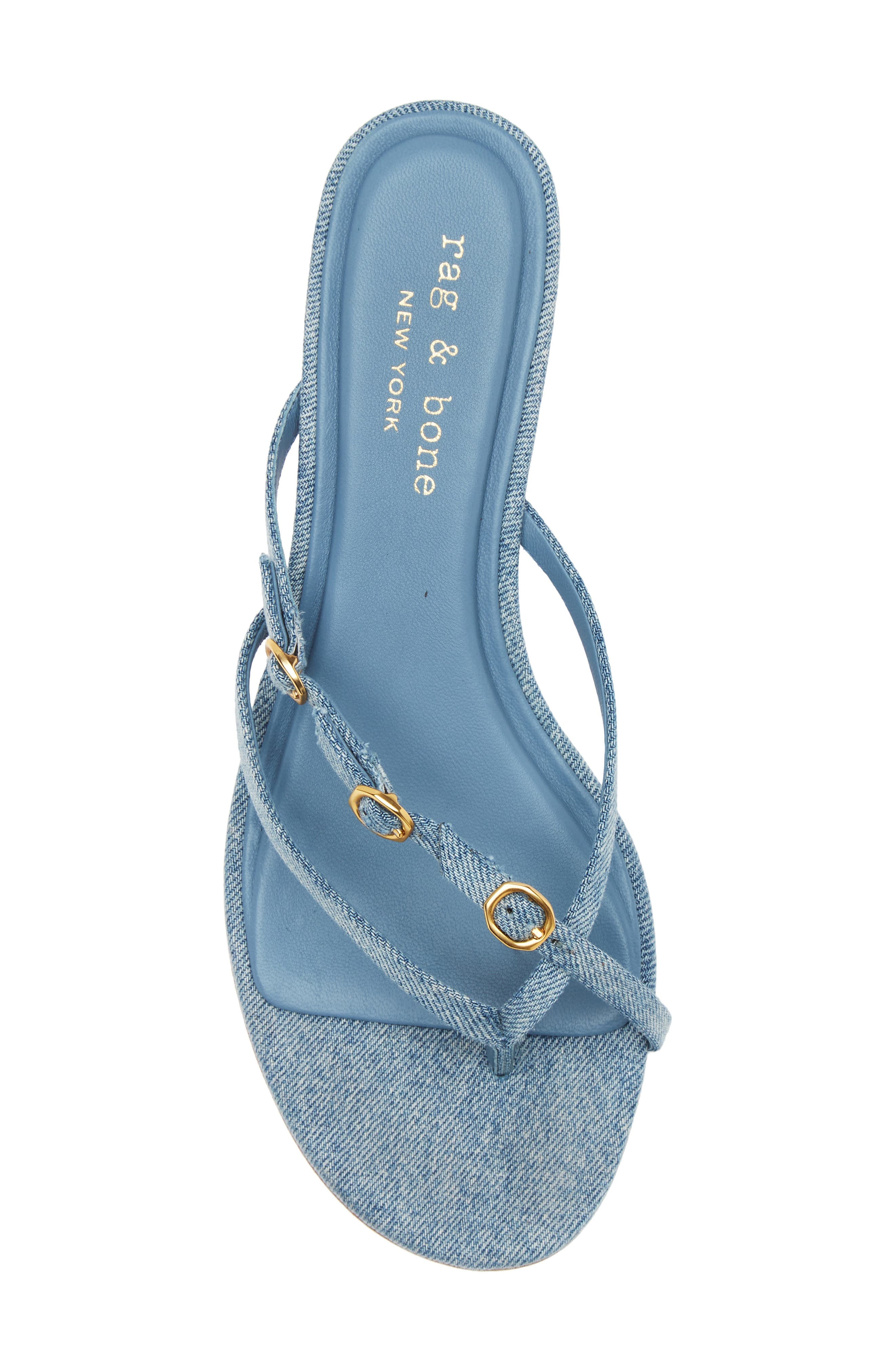rag & bone Sammie Kitten Heel Sandal in Lwdnm at Nordstrom - 5