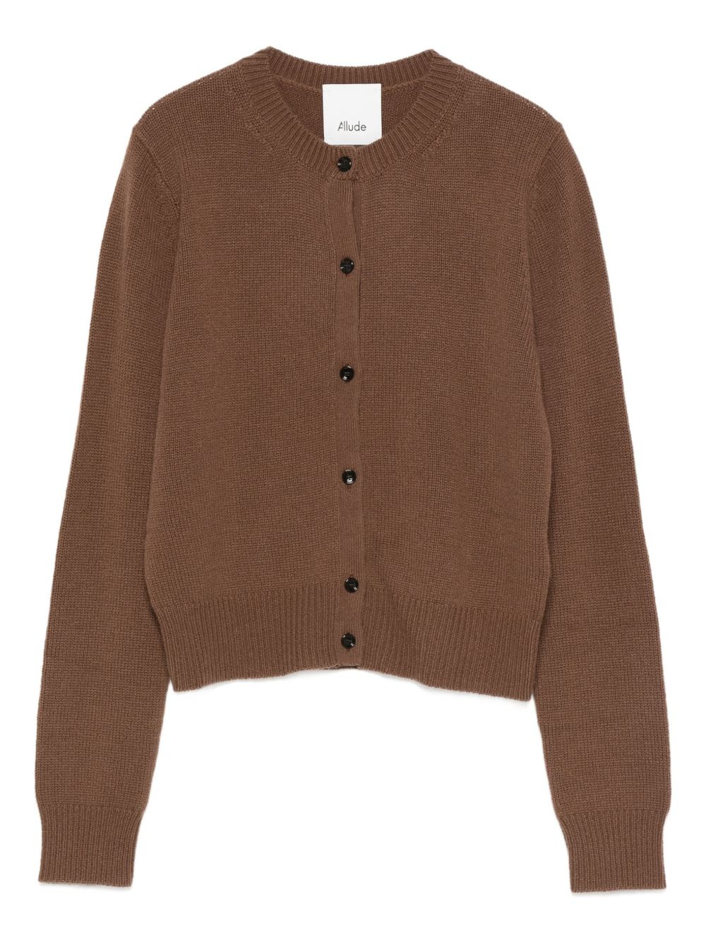 button-front cashmere cardigan - 1