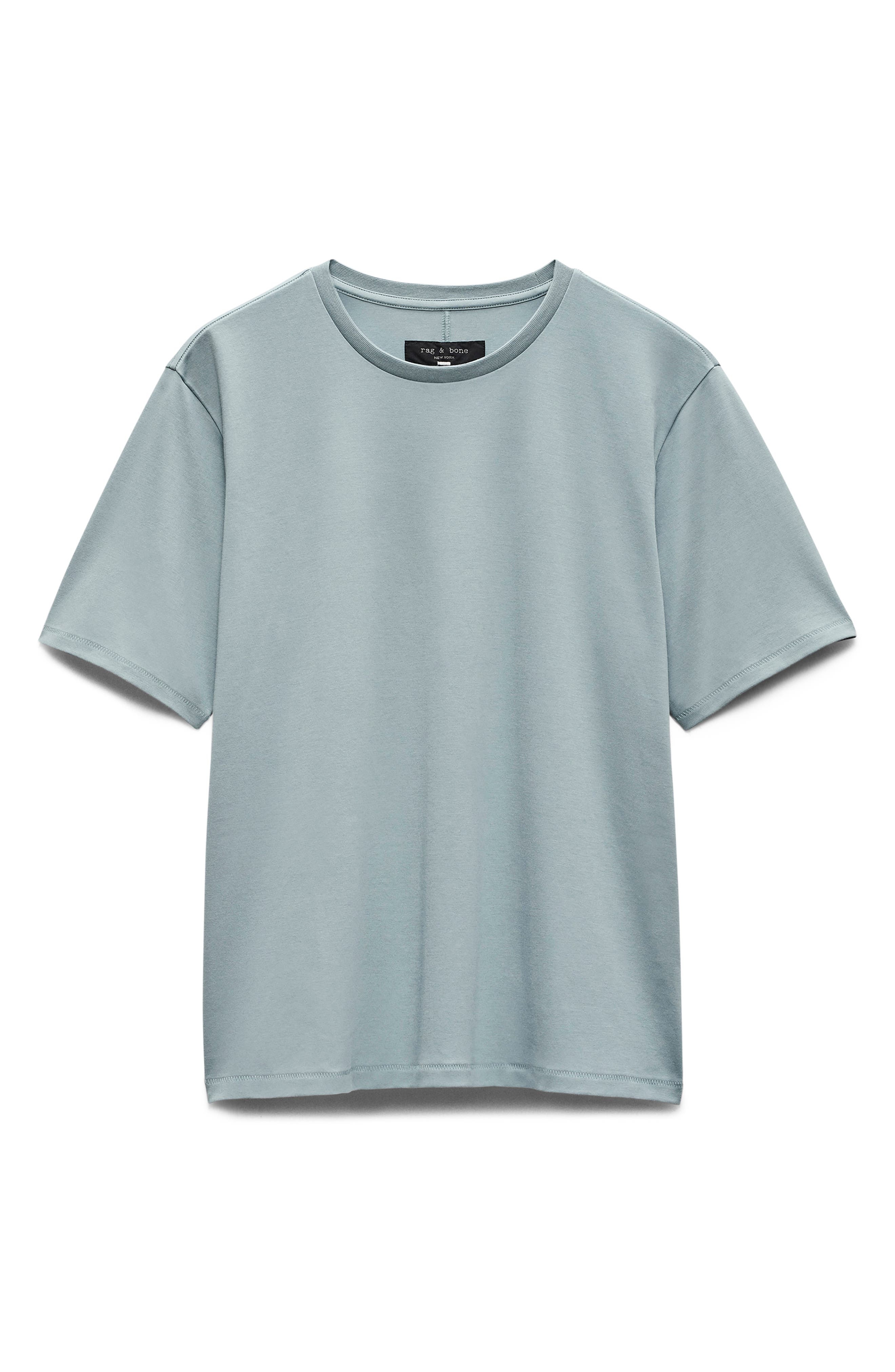 rag & bone Pure Pima T-Shirt in Stoneblue at Nordstrom - 4