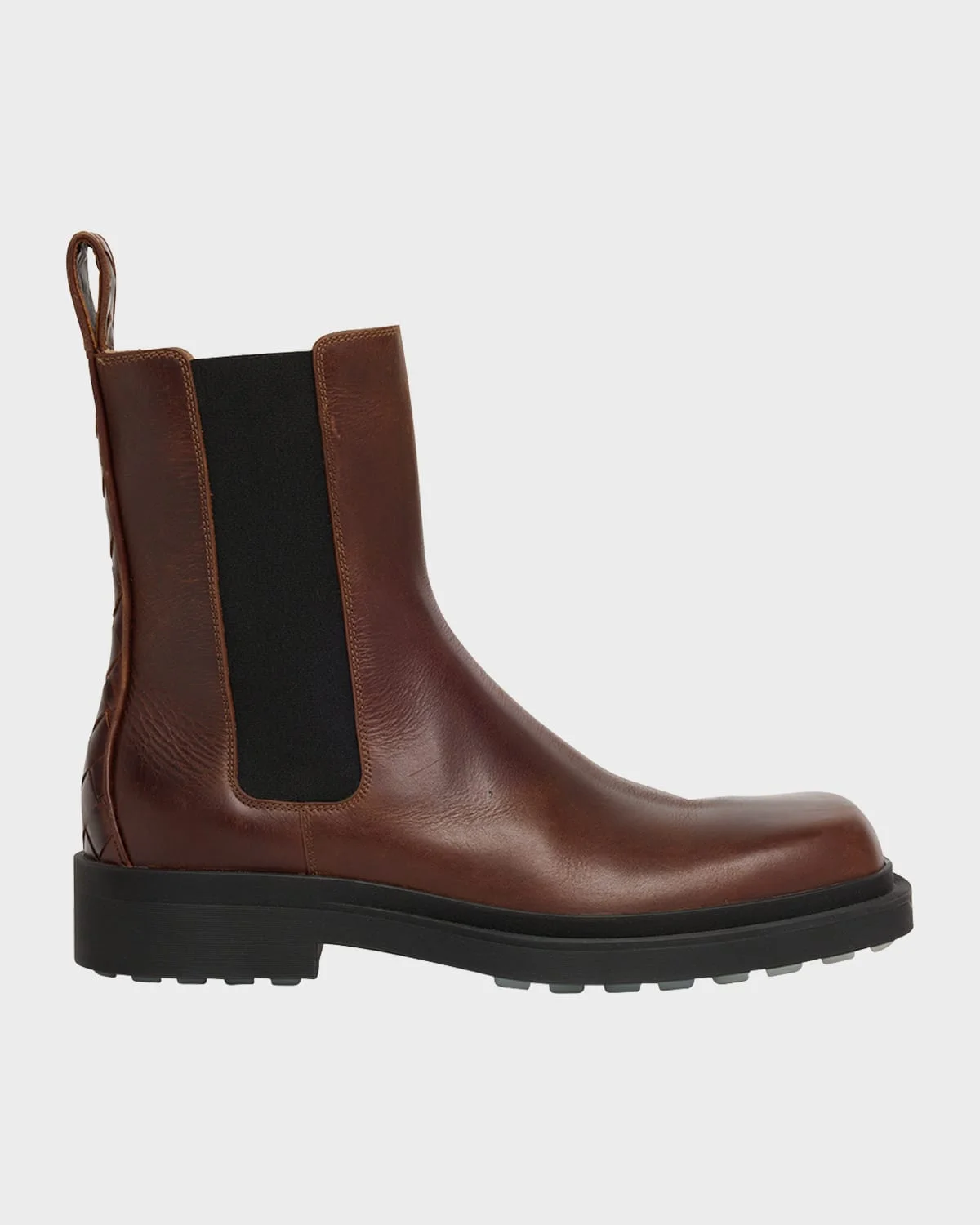 Men's Ben Smooth & Intrecciato Leather Chelsea Boots - 1