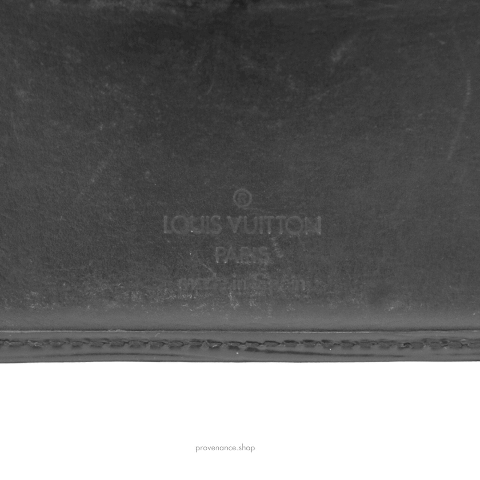 Louis Vuitton Card Holder Wallet - Black Epi Leather - 7