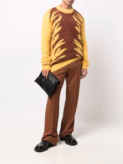 Marni abstract intarsia-knit jumper outlook