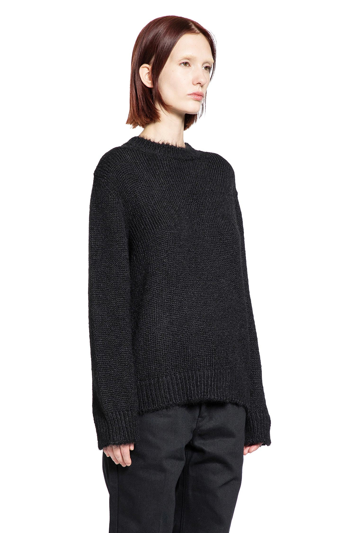 Alpaca Wool Crewneck Jumper - 2