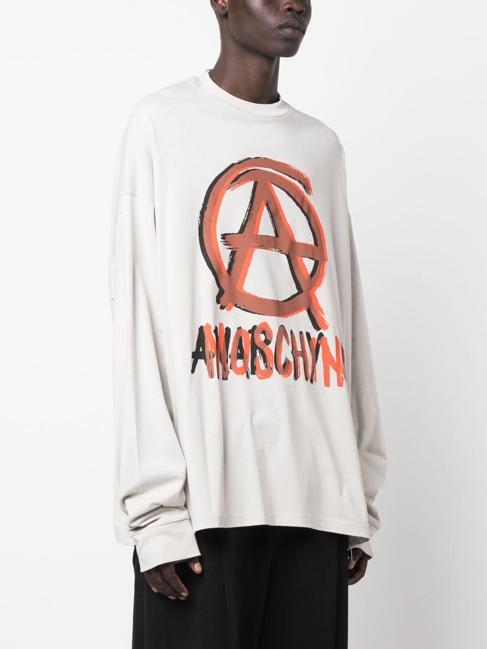 logo-print organic cotton T-shirt - 3
