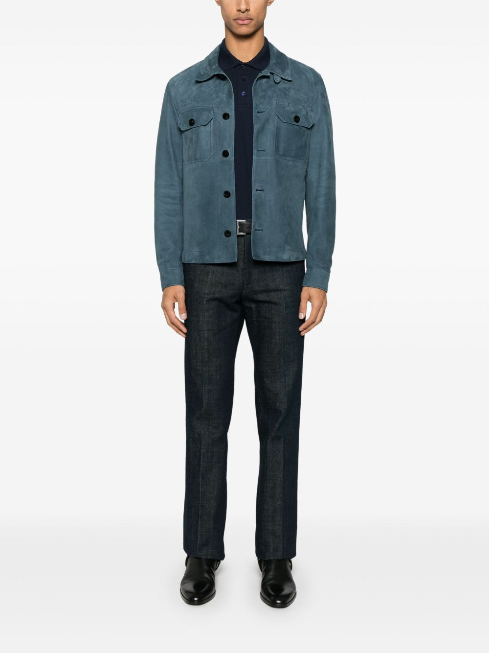 Saint Laurent Men Cotton Polo Shirt - 4
