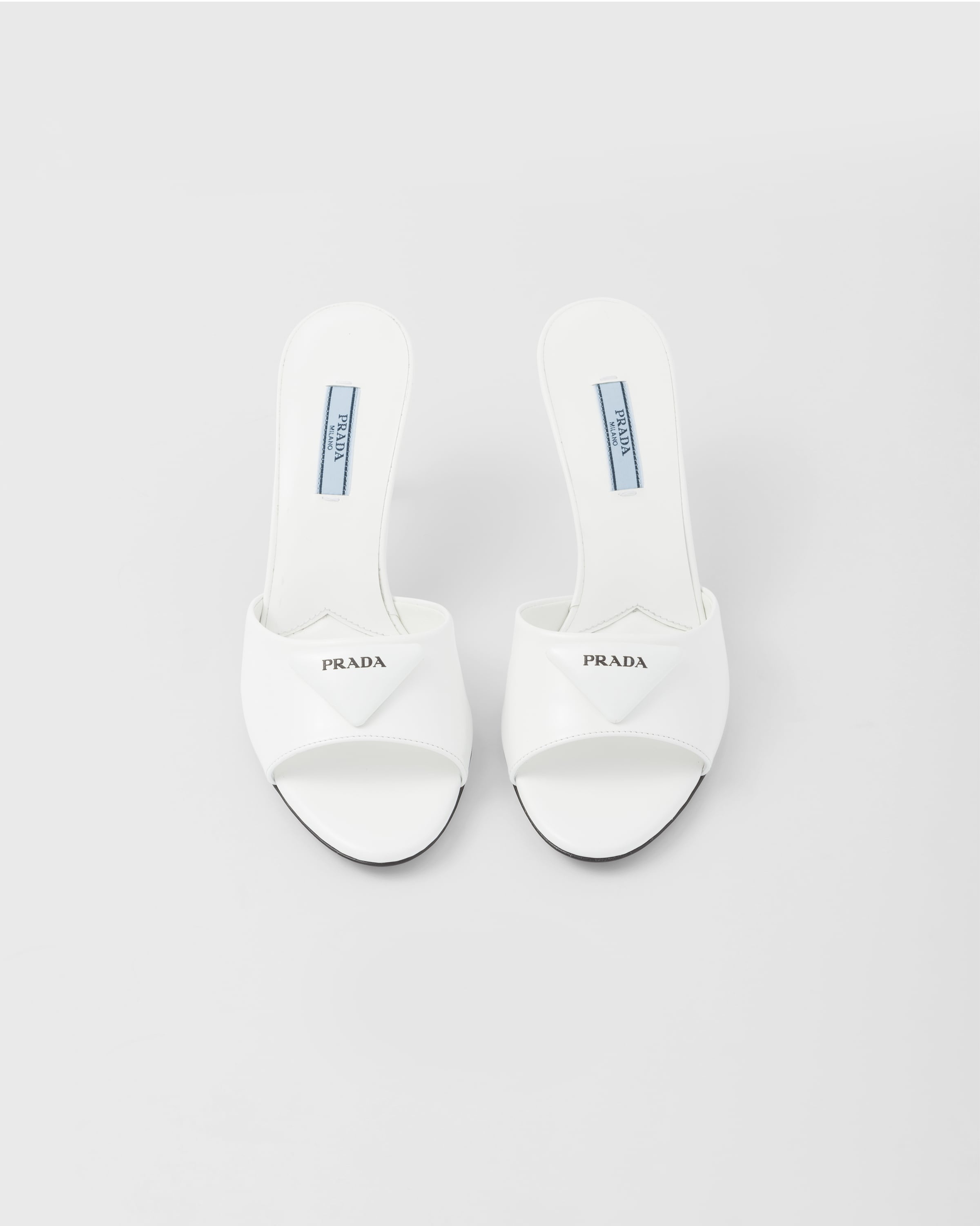 Brushed leather sandals - 4