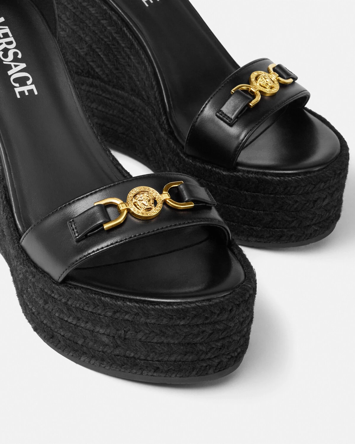 Medusa '95 Leather Wedge Sandals 120 mm - 5